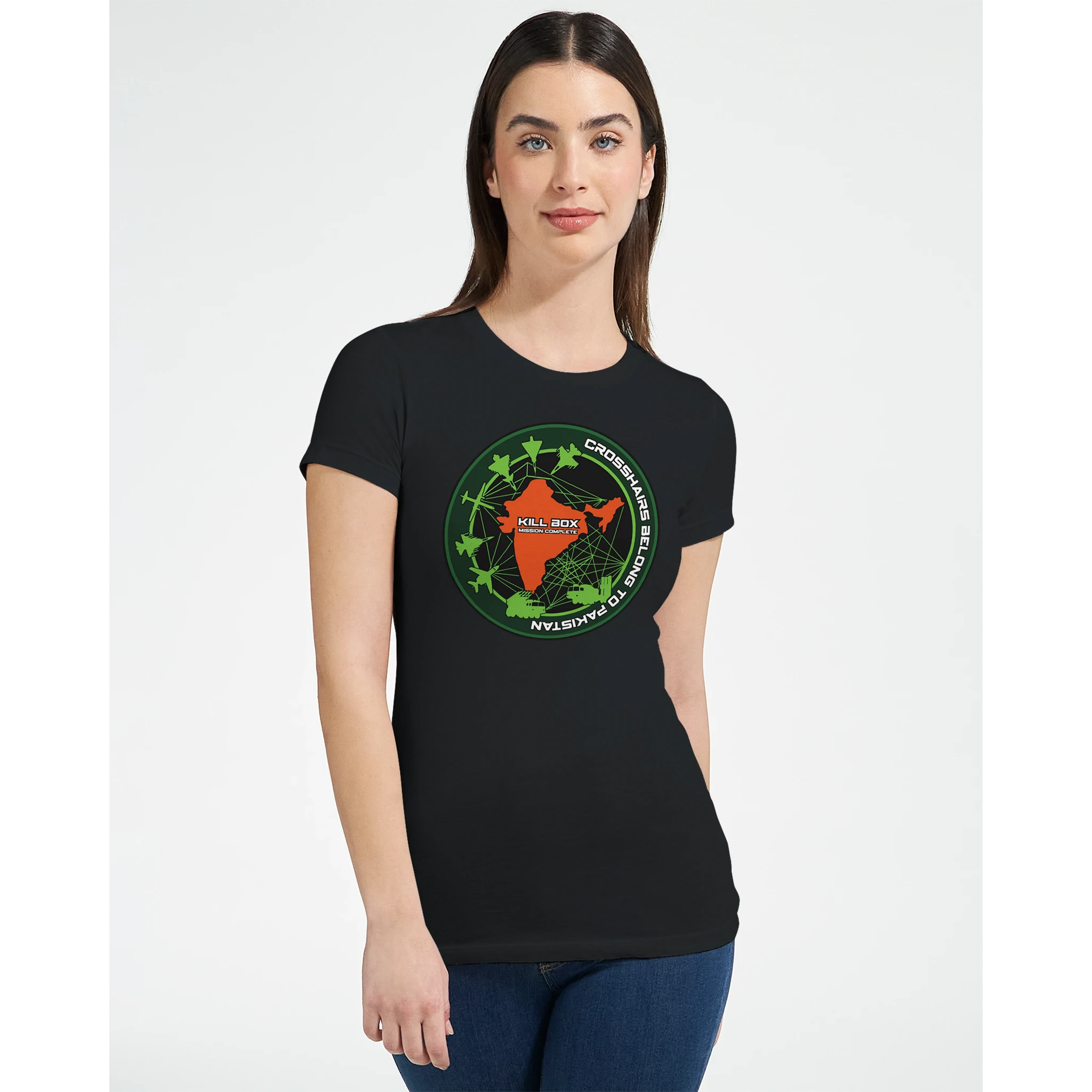 Kill Box - Premium Womens Crewneck T-shirt | Bella + Canvas 6004