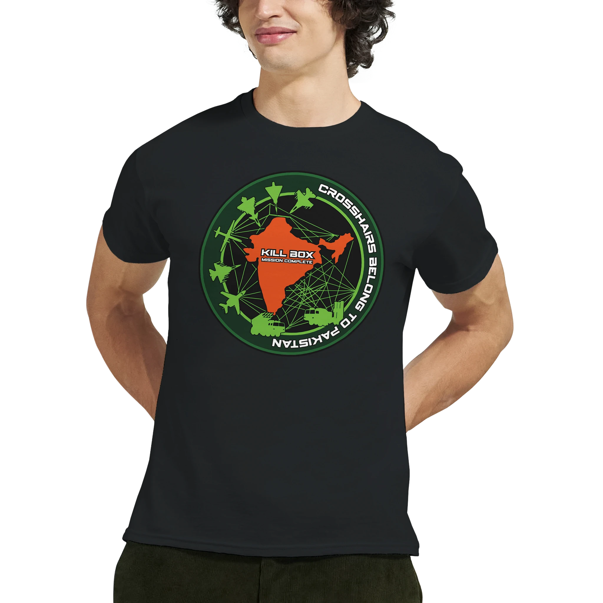 Kill Box - Heavyweight Unisex Crewneck T-shirt | Gildan® 5000 Black