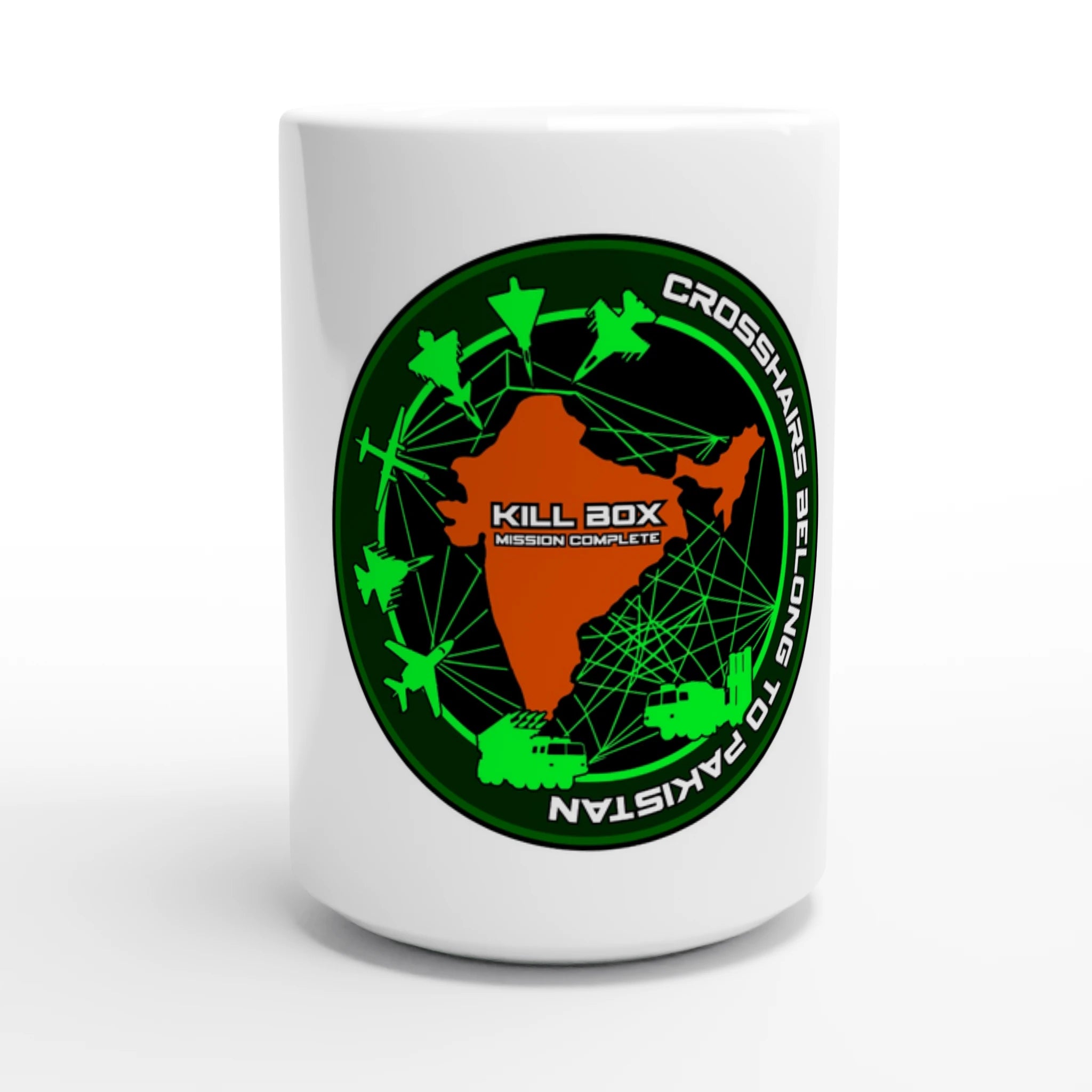 Kill Box- White 15oz Ceramic Mug